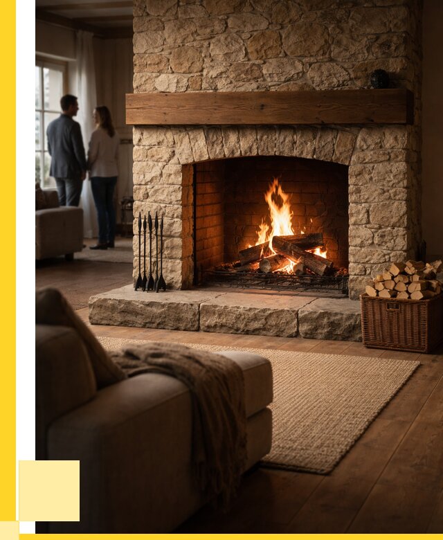 Открытые камины под ключ в Нефтекамске от 154020 р. ЭриданНтк