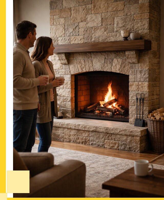 Каменные камины на заказ в Нефтекамске от 184824 р. | ЭриданНтк