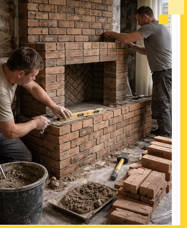 Изготовление и установка кирпичных каминов в Нефтекамске