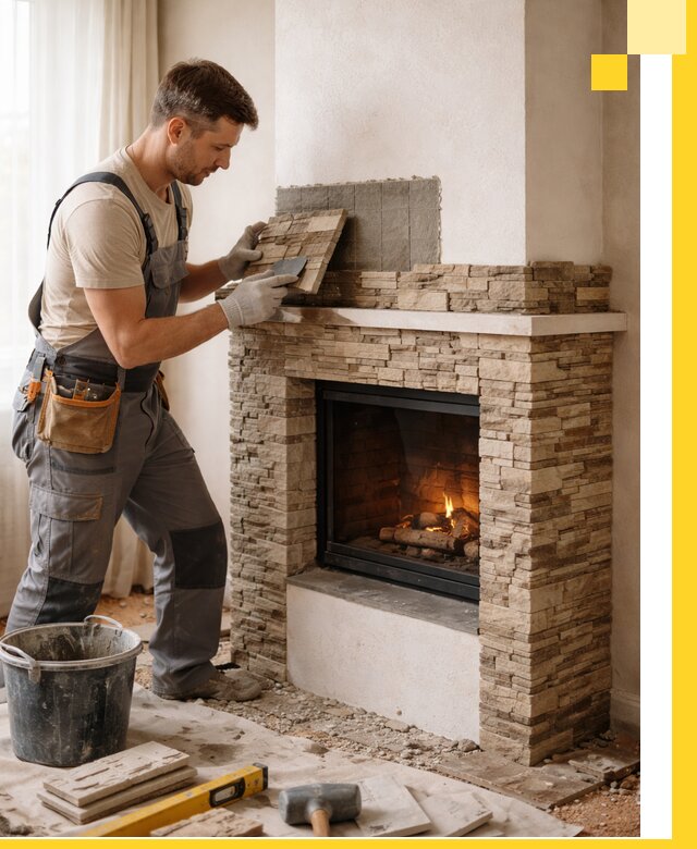 Изготовление и монтаж каминов для дома под ключ в Нефтекамске