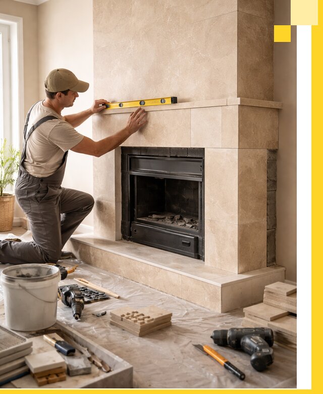 Установка и монтаж каминов в частном доме под ключ в Нефтекамске