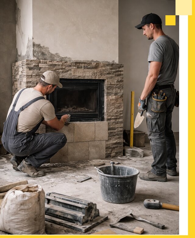 Камины под ключ в Нефтекамске: проект, изготовление и монтаж