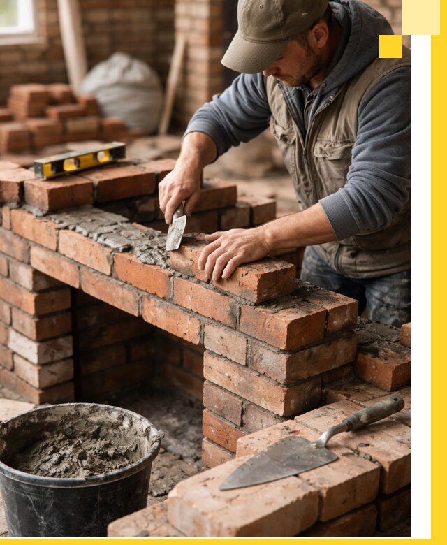 Кладка каминов под ключ в Нефтекамске профессиональная отделка и монтаж