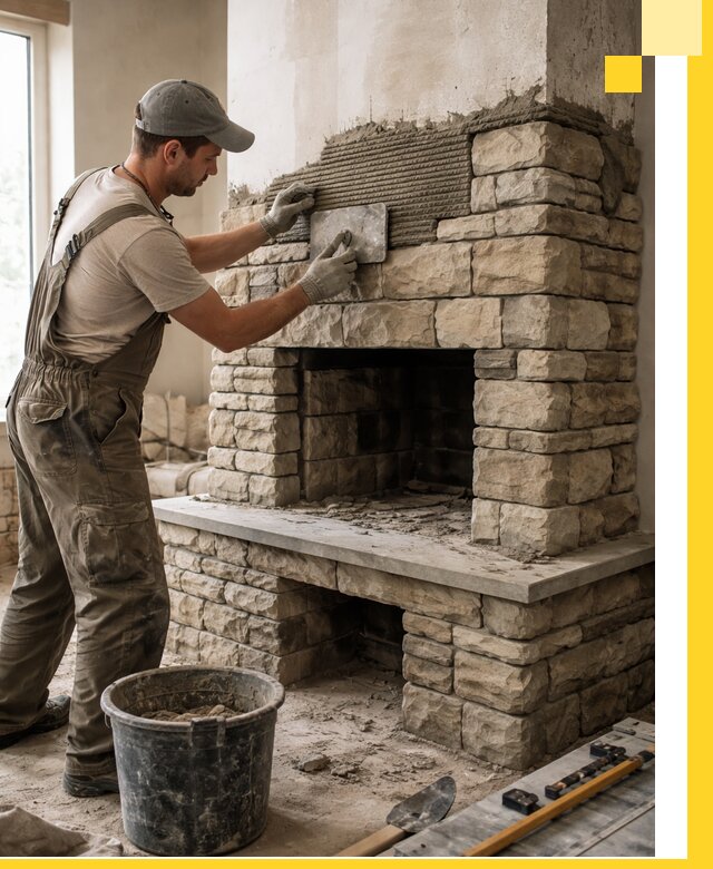 Строительство каминов под ключ в Нефтекамске от проектирования до монтажа