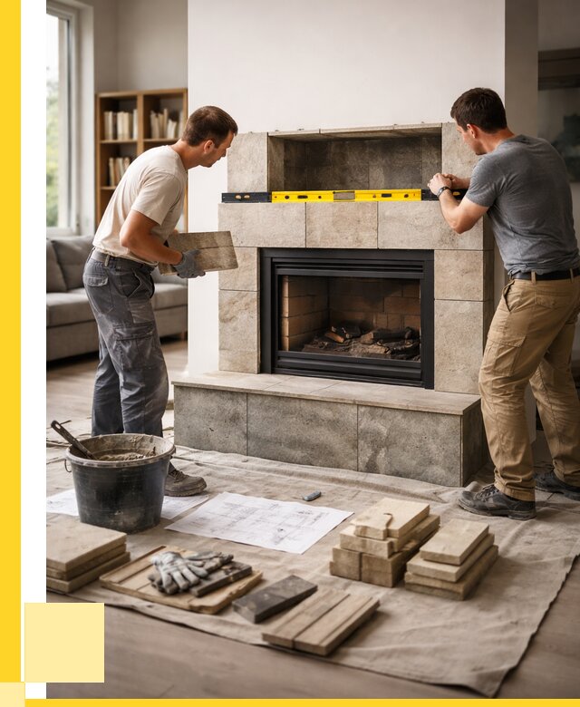 Монтаж каминов и установка в Нефтекамске от 46206 р. | ЭриданНтк