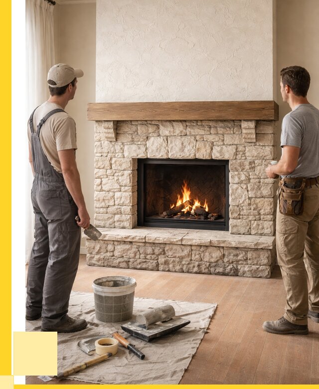 Отделка каминов в Нефтекамске от 6674 р. под ключ | ЭриданНтк