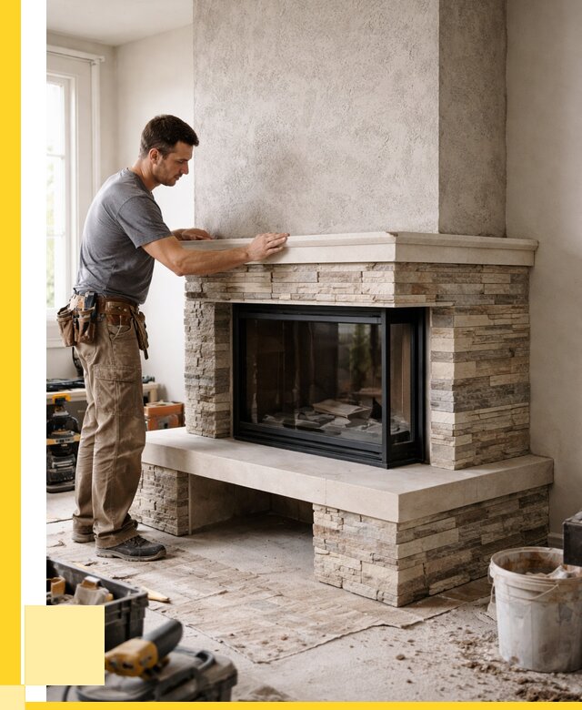 Изготовление каминов под ключ в Нефтекамске от 154020 р. | ЭриданНтк