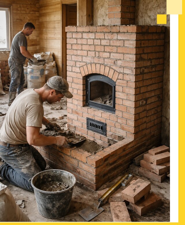 Профессиональное строительство печей в Нефтекамске под ключ