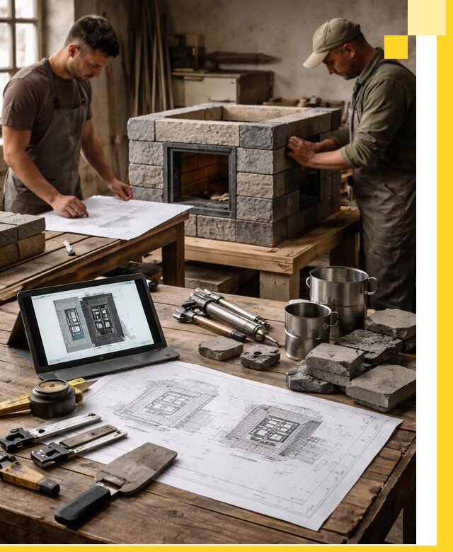 Разработка проектов печей с согласованием и монтажом в Нефтекамске