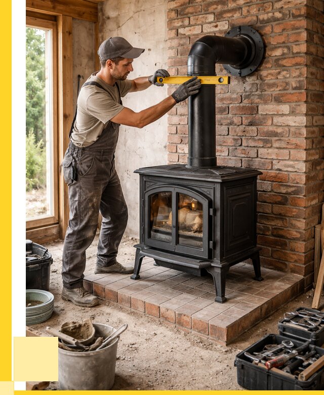 Монтаж печей установка банной печи в Нефтекамске от 15402 р. | ЭриданНтк