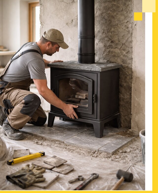 Профессиональный монтаж печей и каминов в Нефтекамске под ключ