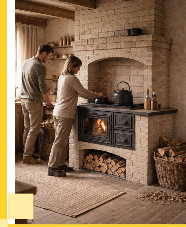 Печи с плитой в Нефтекамске от 46206 р. | ЭриданНтк — кирпичная печь