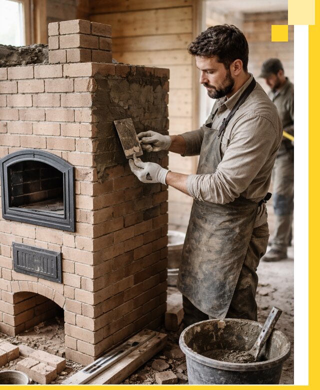 Изготовление и установка печей-шведок под ключ в Нефтекамске