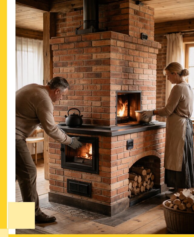 Печи для загородного дома под ключ в Нефтекамске от 82144 р. | ЭриданНтк