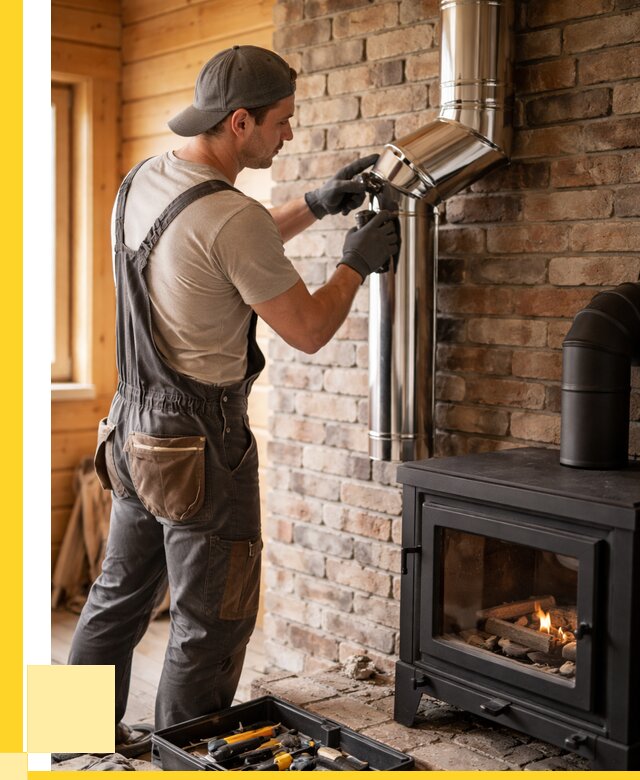 Монтаж дымоходов для печей в Нефтекамске от 7701 р. | ЭриданНтк