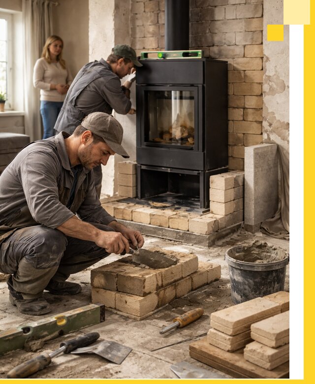 Печи и камины под ключ: проект, установка в Нефтекамске