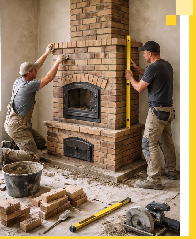 Продажа и установка печей и каминов для дома под ключ в Нефтекамске