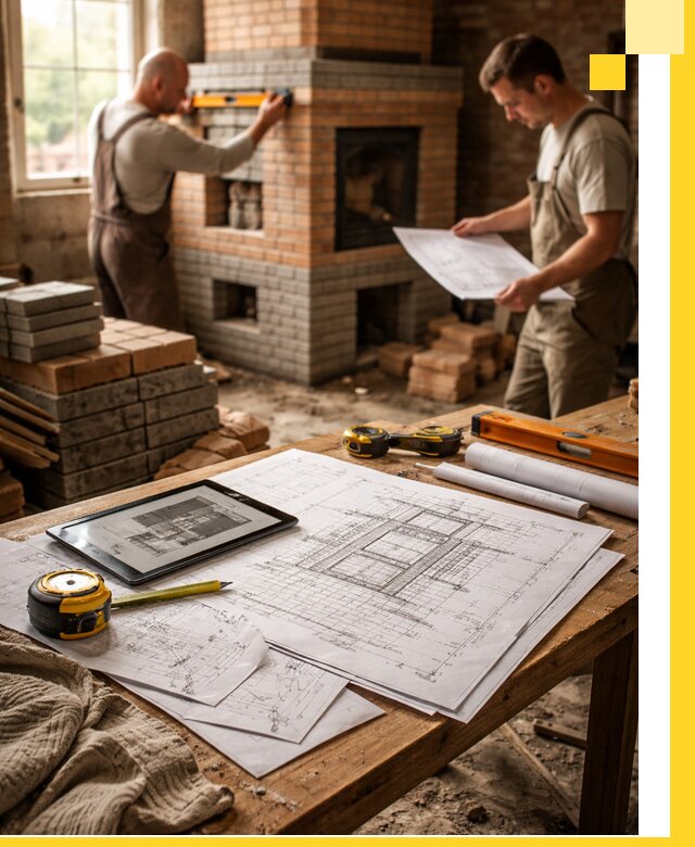 Проекты печей и каминов с индивидуальным дизайном в Нефтекамске