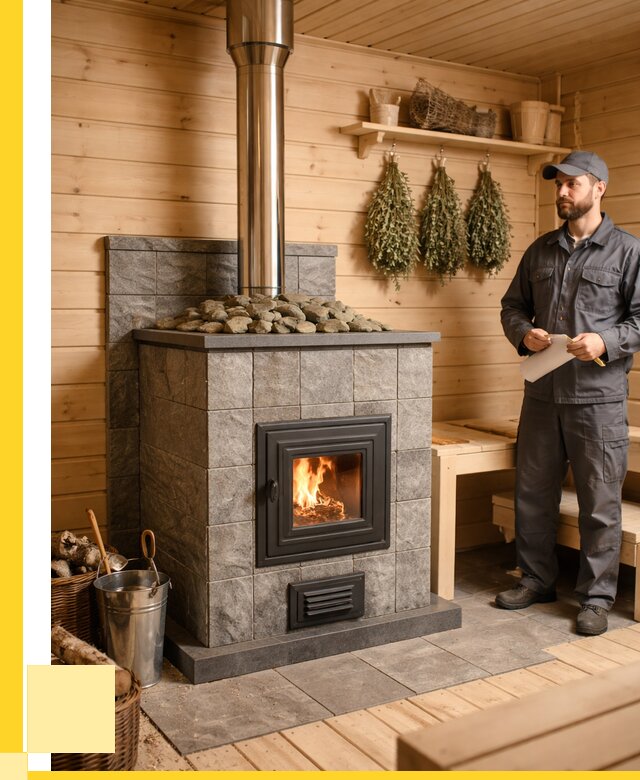 Печи для бани под ключ в Нефтекамске от 123216 р. | ЭриданНтк