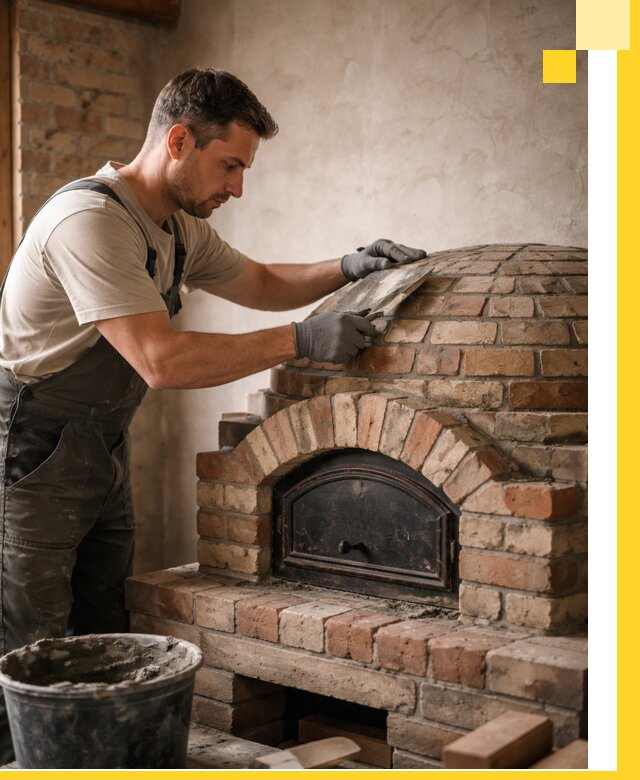 Изготовление и монтаж помпейских печей на заказ в Нефтекамске