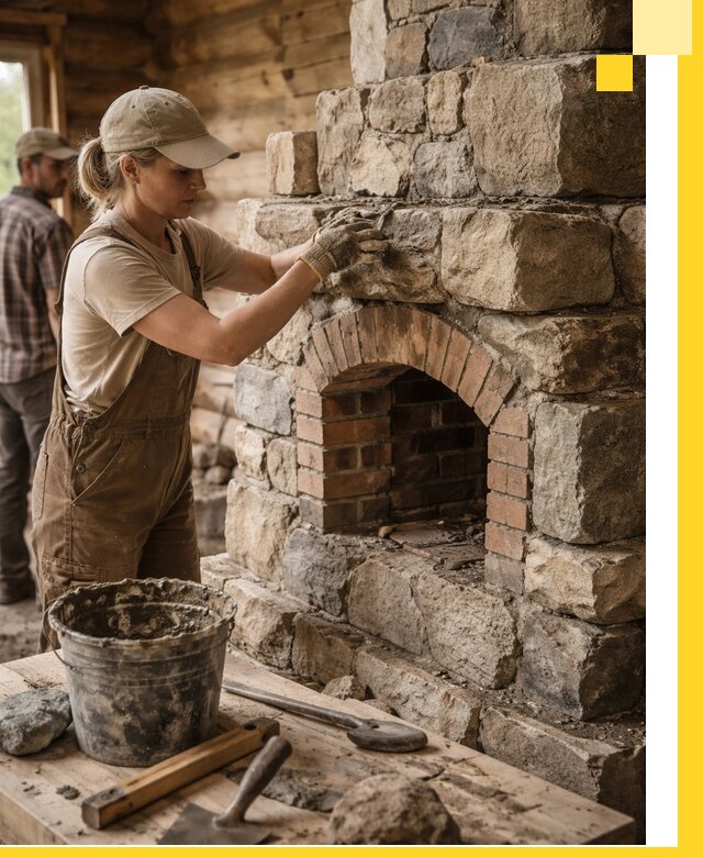 Каменные печи на заказ и монтаж в Нефтекамске, долговечные решения