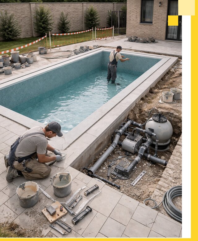 Строительство бассейнов под ключ в Нефтекамске: проекты и монтаж