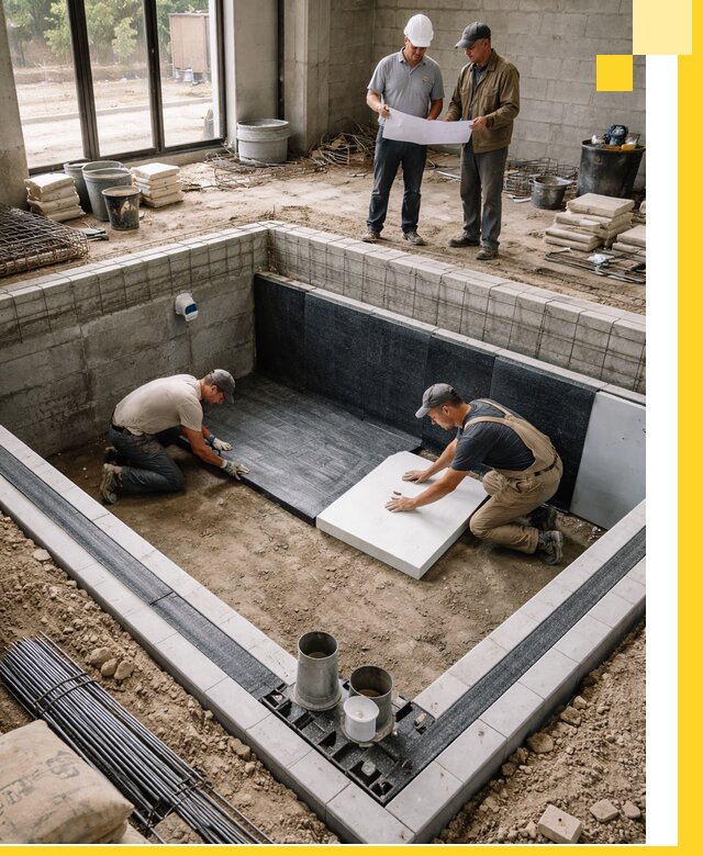 Проекты частных и общественных бассейнов под ключ в Нефтекамске