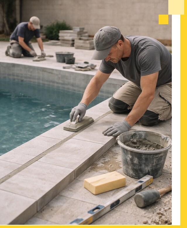 Отделка бассейнов в Нефтекамске: декоративная отделка и гидроизоляция