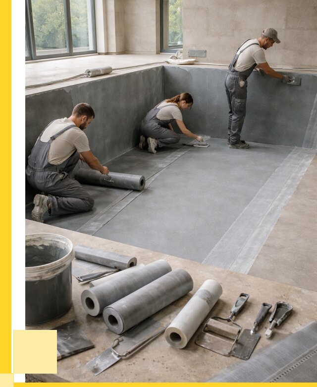 Гидроизоляция бассейнов в Нефтекамске от 2054 р., ЭриданНтк