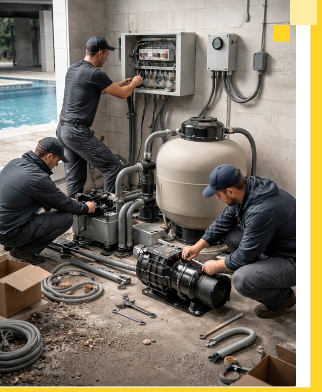 Профессиональный монтаж оборудования для бассейнов в Нефтекамске