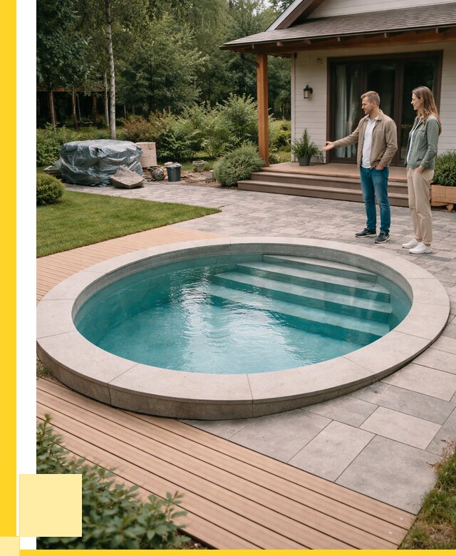 Бассейн на даче под ключ в Нефтекамске от 205360 р., ЭриданНтк