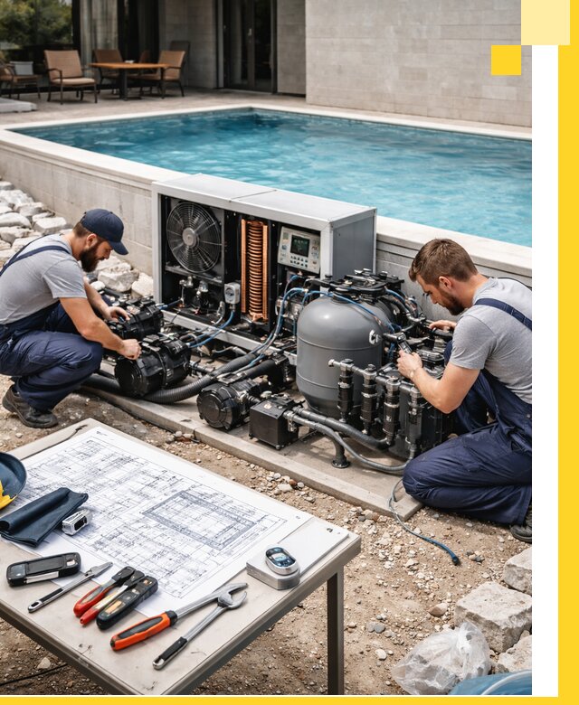 Проектирование и монтаж бассейнов с подогревом в Нефтекамске