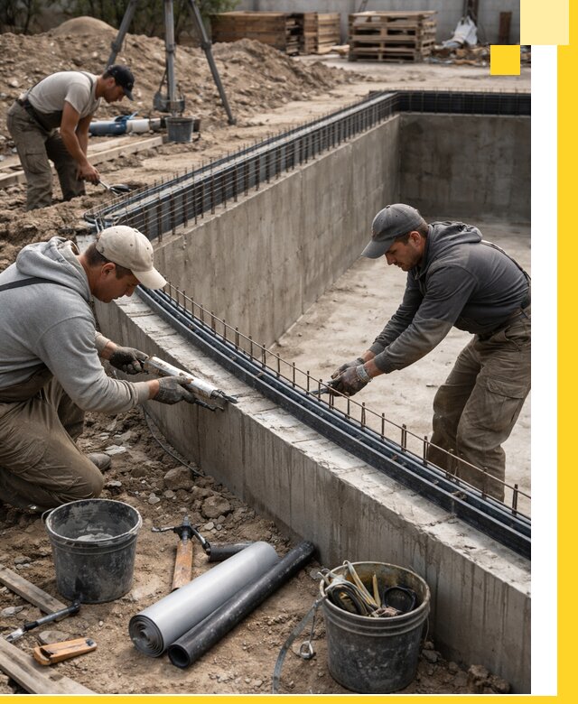 Качественный монтаж чаши бассейна в Нефтекамске под ключ с гарантией