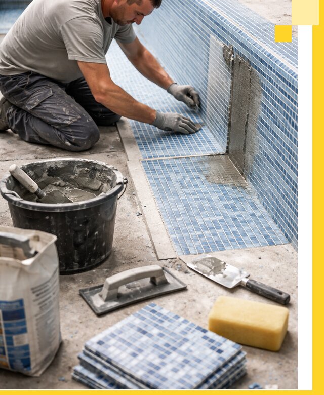 Укладка и ремонт мозаики для бассейнов под ключ в Нефтекамске