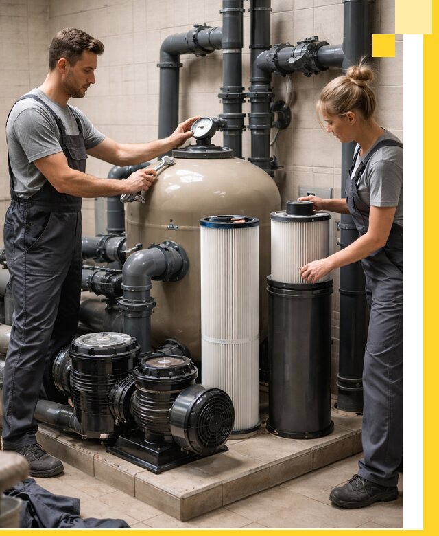 Фильтры и системы фильтрации для бассейнов в Нефтекамске