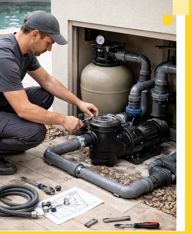 Поставка, монтаж и сервис насосов для бассейнов в Нефтекамске