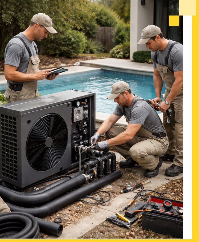 Проектирование и установка тепловых насосов для бассейнов в Нефтекамске