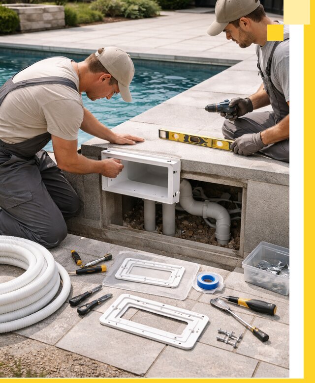 Поставка и установка скиммеров для бассейнов в Нефтекамске