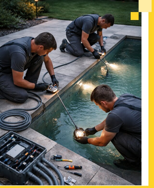 Профессиональное освещение бассейнов в Нефтекамске: дизайн и монтаж