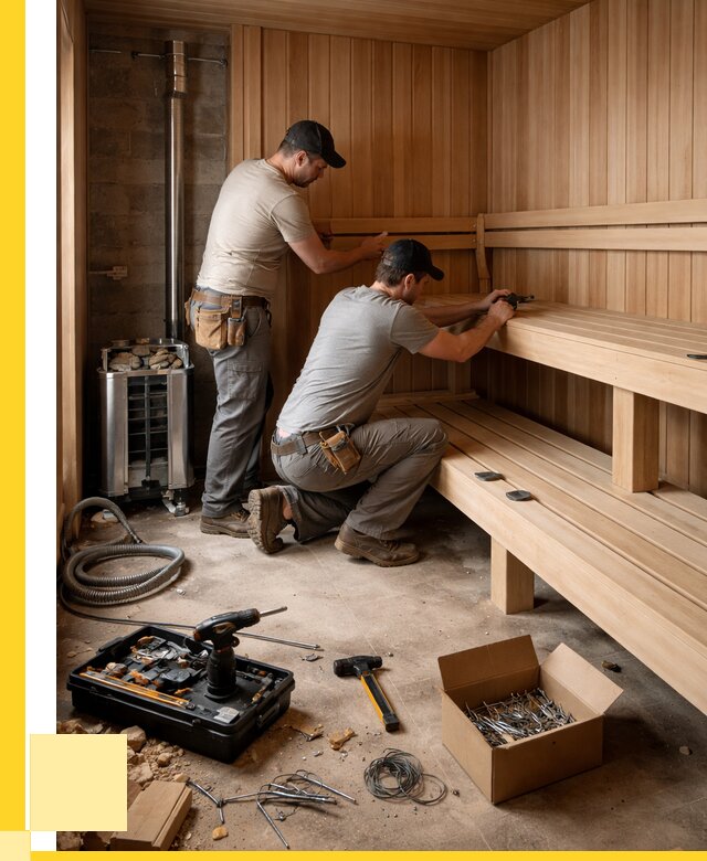 Монтаж саун под ключ в Нефтекамске от 123216 р. | ЭриданНтк