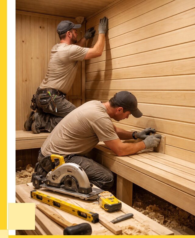 Обшивка саун вагонкой в Нефтекамске от 2567 р. | ЭриданНтк