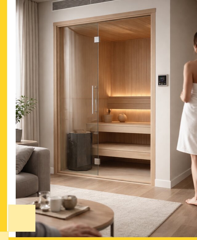 Сауна в квартире под ключ в Нефтекамске от 123216 р. ЭриданНтк