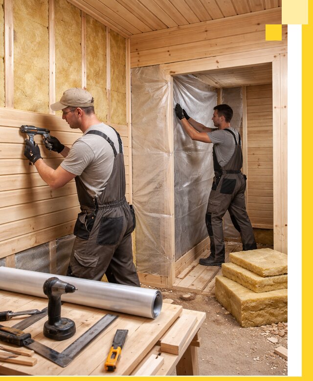 Бани под ключ в Нефтекамске с проектом и полным монтажом