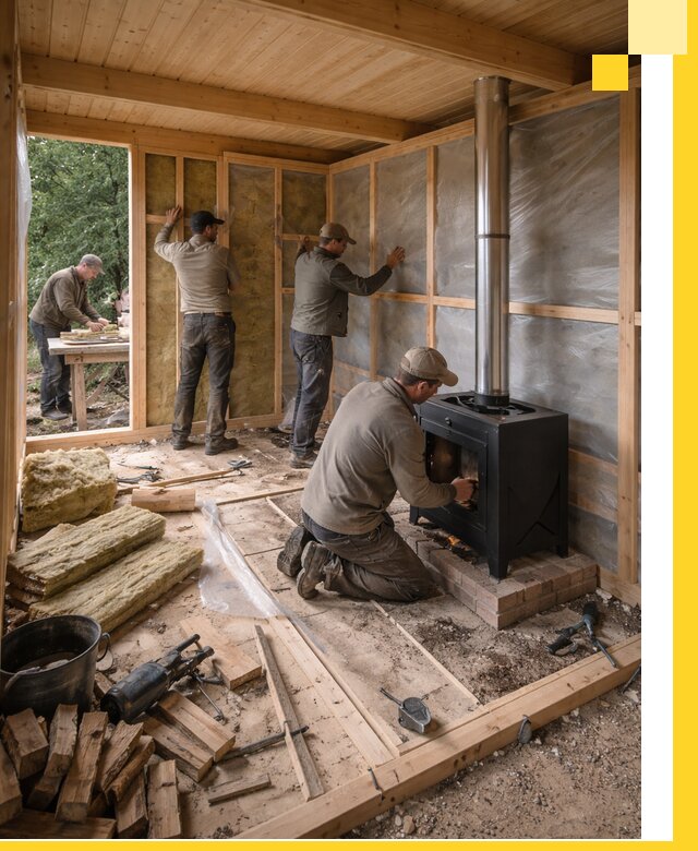 Профессиональный монтаж бань под ключ в Нефтекамске для дома