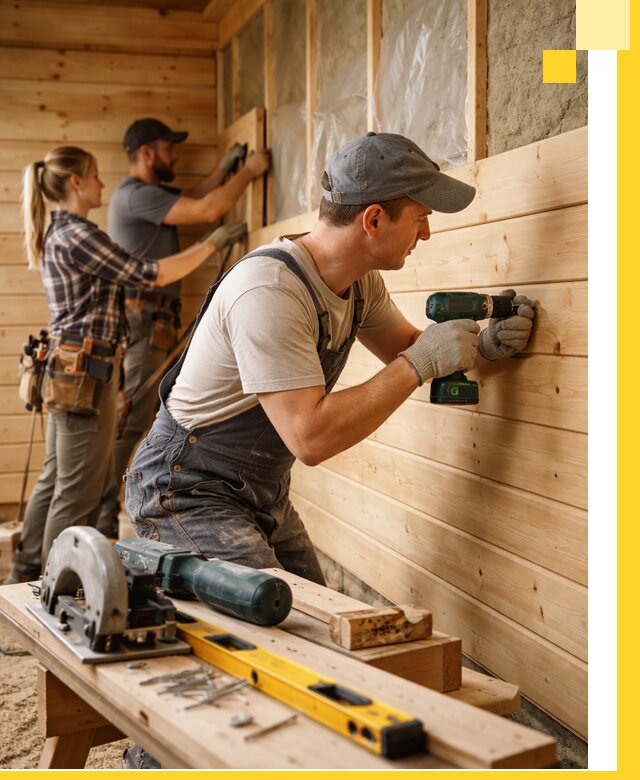 Обшивка бань под ключ в Нефтекамске: отделка стен и потолков