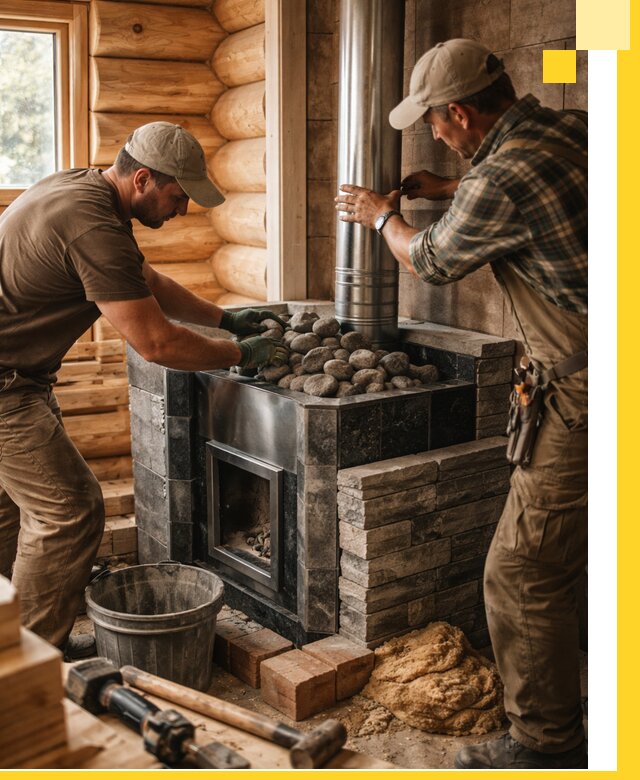 Строительство и отделка русских бань под ключ в Нефтекамске