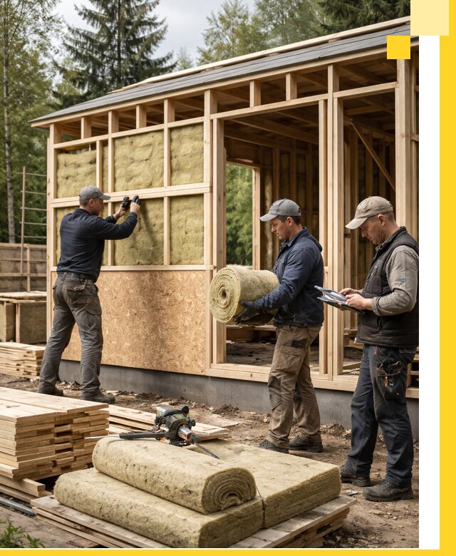 Проектирование и строительство каркасных бань в Нефтекамске под ключ