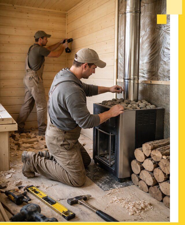 Строительство деревянных бань под ключ в Нефтекамске проекты и монтаж