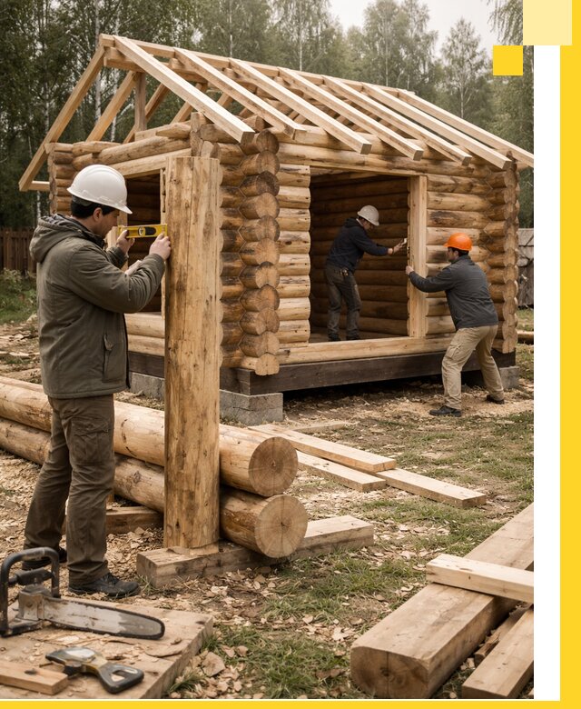 Строительство бань для дачи под ключ в Нефтекамске с доставкой и монтажом