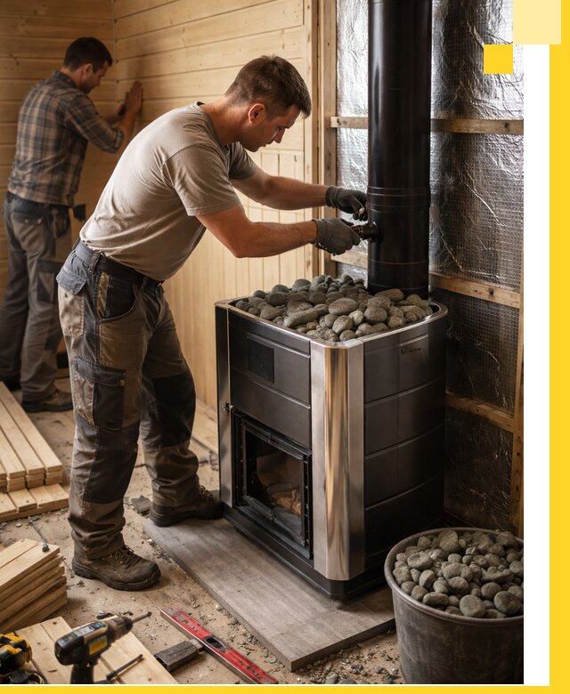 Проектирование и строительство парилок для бани в Нефтекамске под ключ